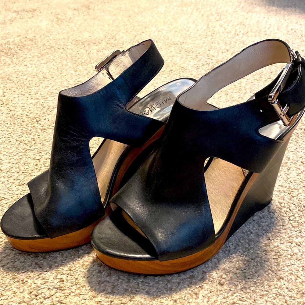 Michael Kors Black Wedges
